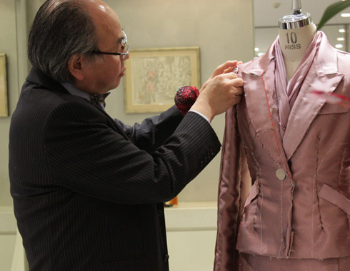 3Rd Visit: 1st or 2nd Basting using final clothing fabric